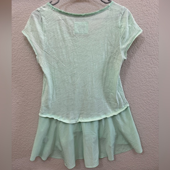 Anthropologie 9-H15 STCL Mint Green Top - Picture 4 of 9